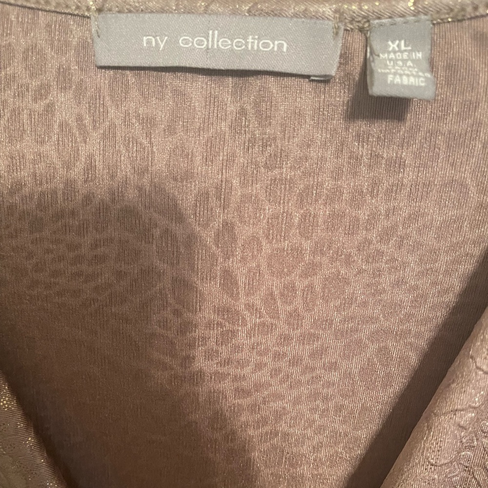 Gold Leopard Print Top - Picture 4 of 6